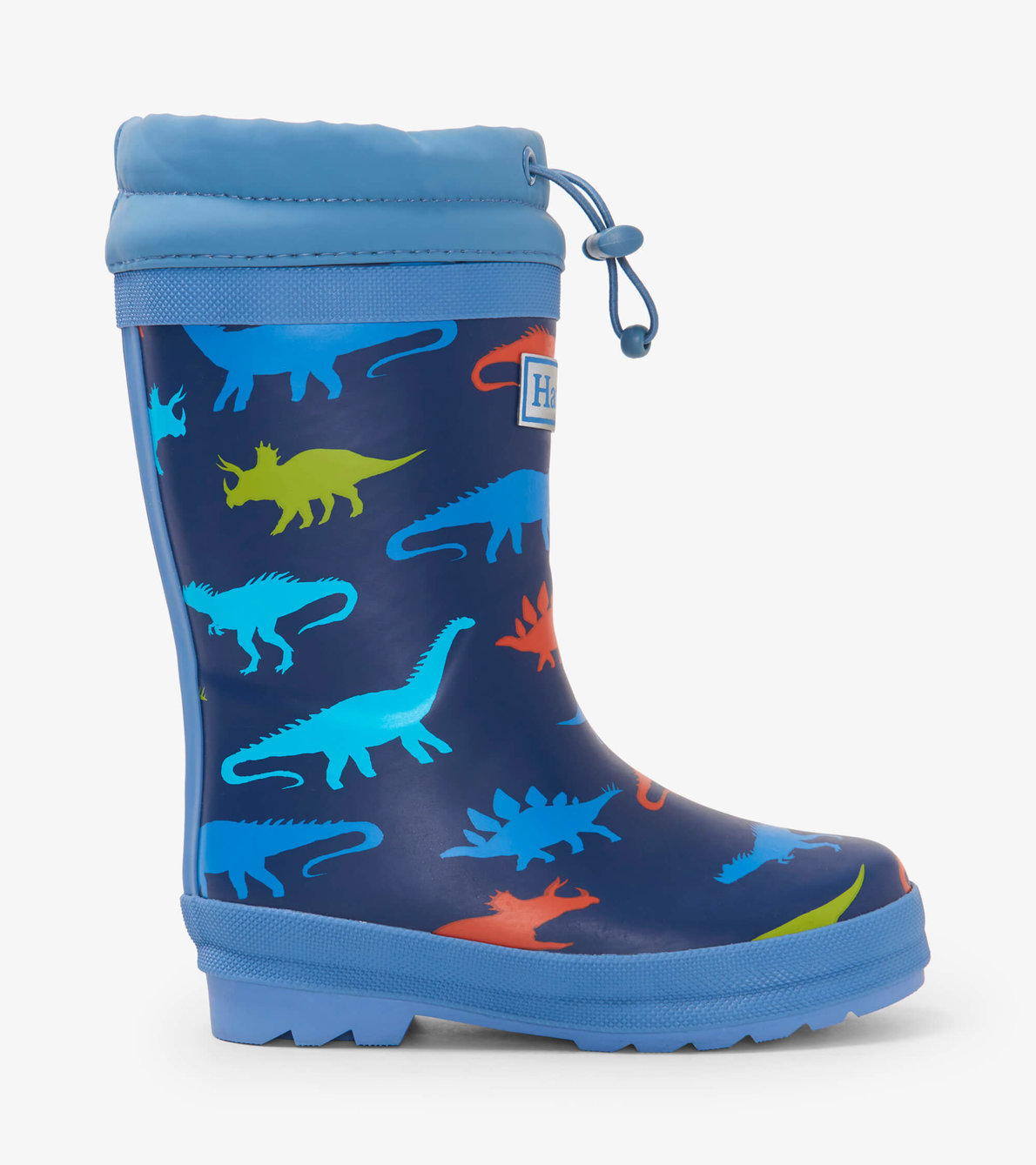 View larger image of Dinosaur Silhouettes Sherpa Lined Kids Wellies