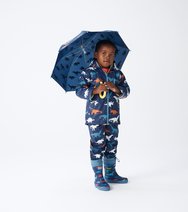 Dinosaur Silhouettes Sherpa Lined Kids Rain Boots - Hatley CA