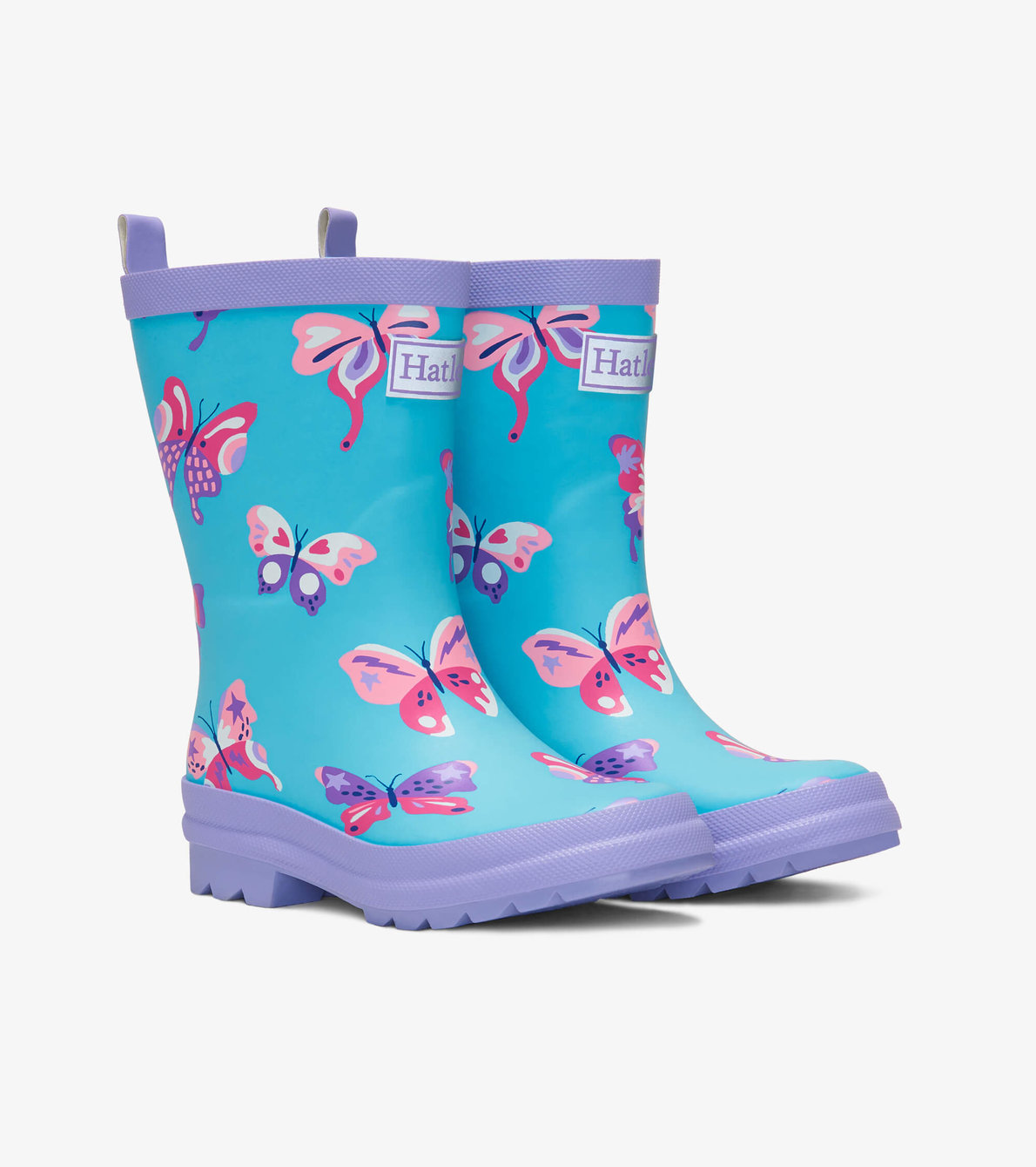 View larger image of Doodle Butterflies Matte Rain Boots