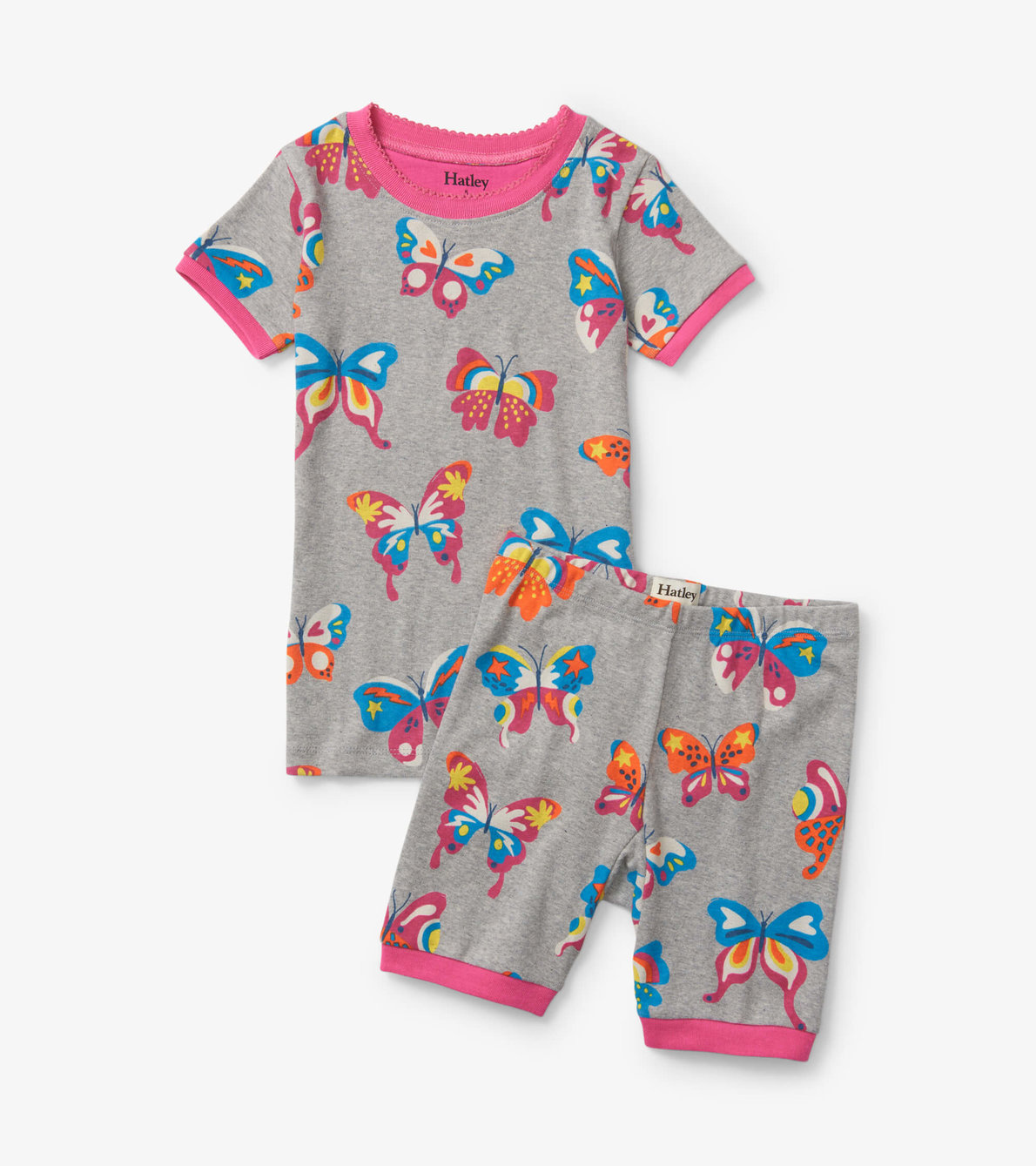 View larger image of Doodle Butterflies Short Pajama Set