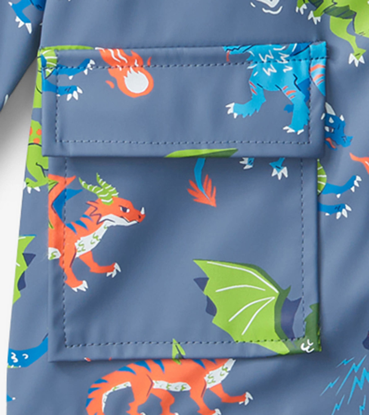 View larger image of Boys Dragon Realm Button-Up Rain Jacket