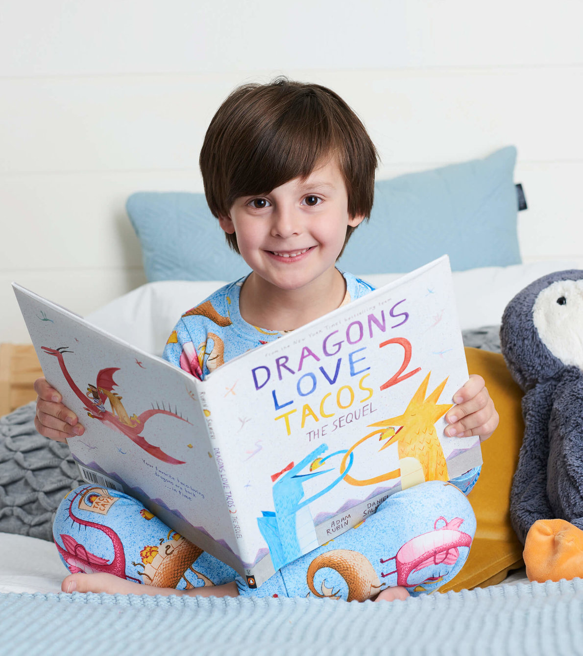 View larger image of Dragons Love Tacos 2: The Sequel Kids Book and Pajama Set