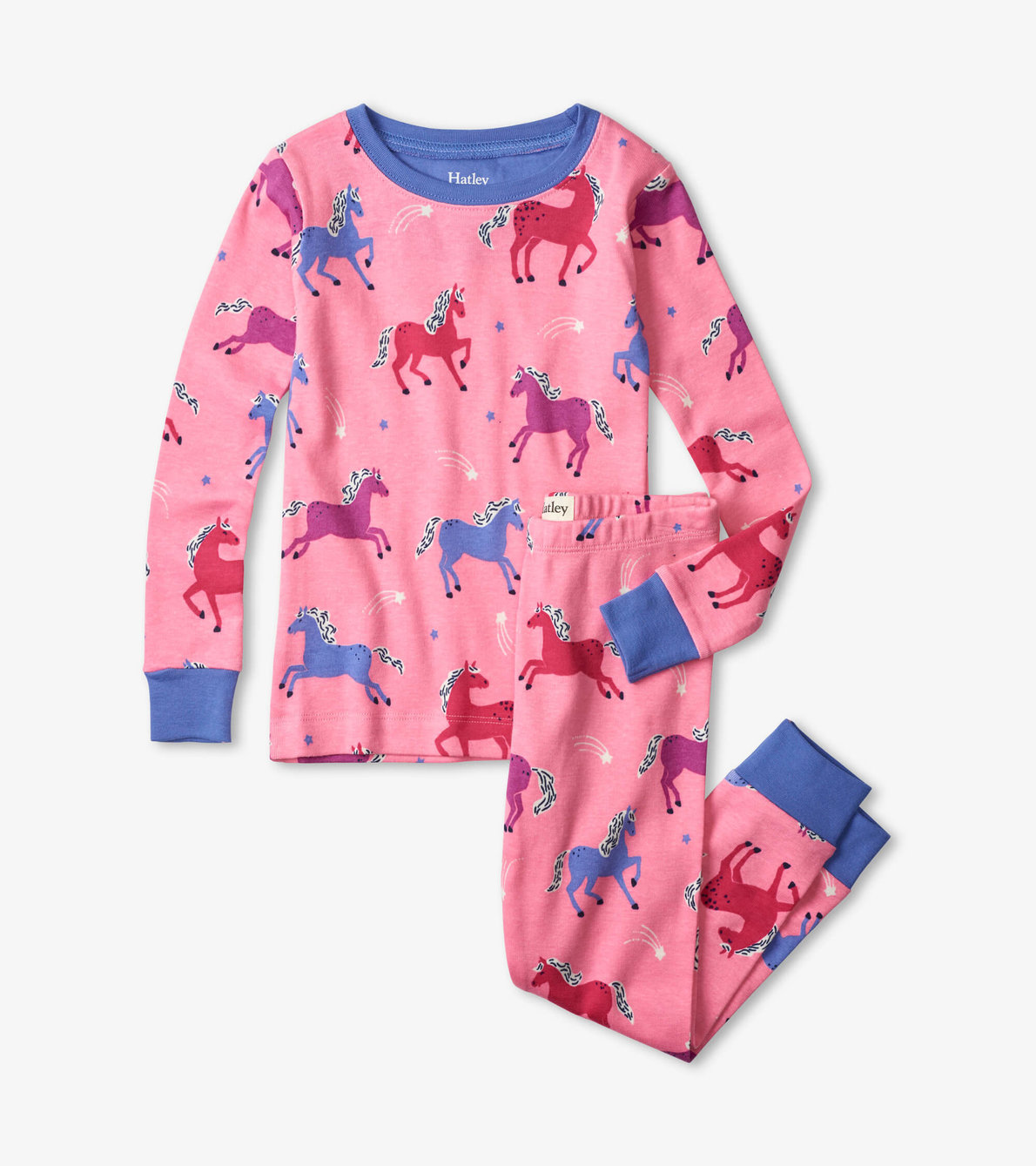 View larger image of Dreamy Horses Organic Cotton Pajama Set