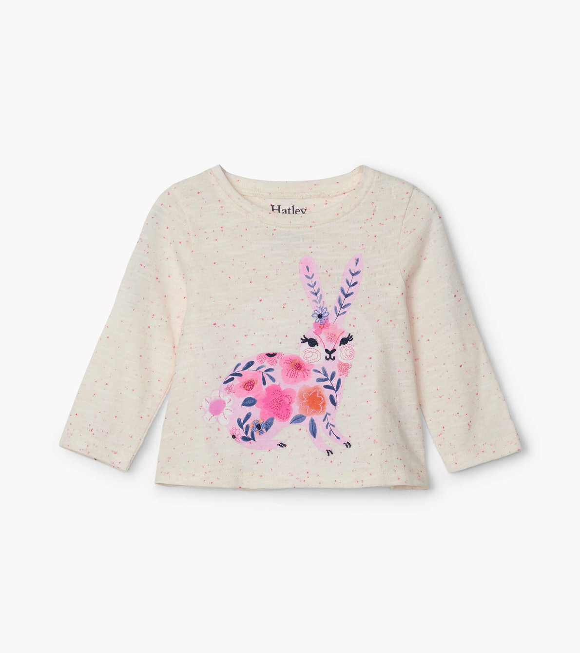View larger image of Embellished Bunny Long Sleeve Baby Tee