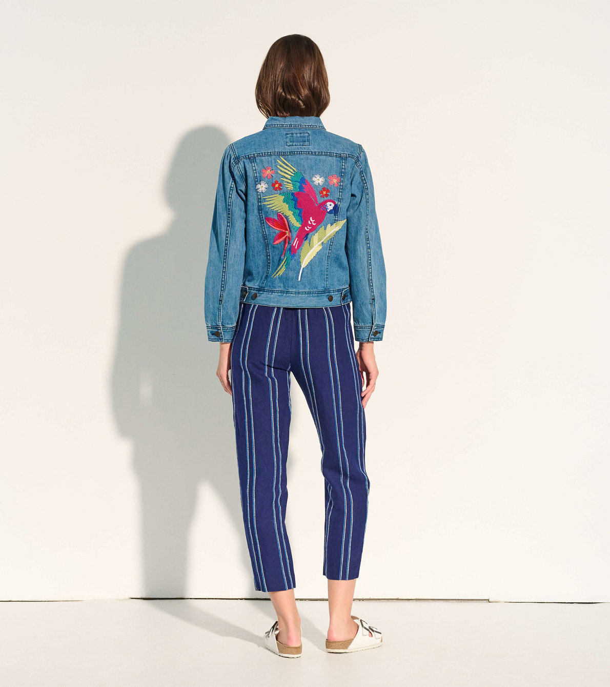 View larger image of Embroidered Denim Jacket