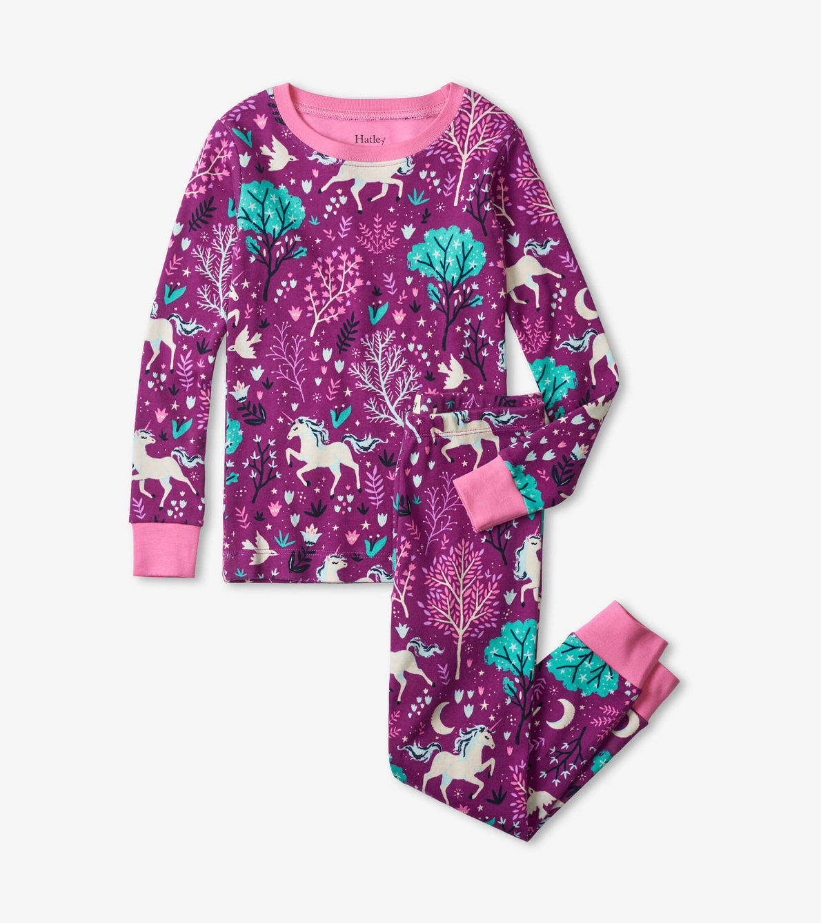 View larger image of Enchanted Forest Organic Cotton Pajama Set