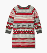 Fair Isle Bunnies Sweater Dress - Hatley US