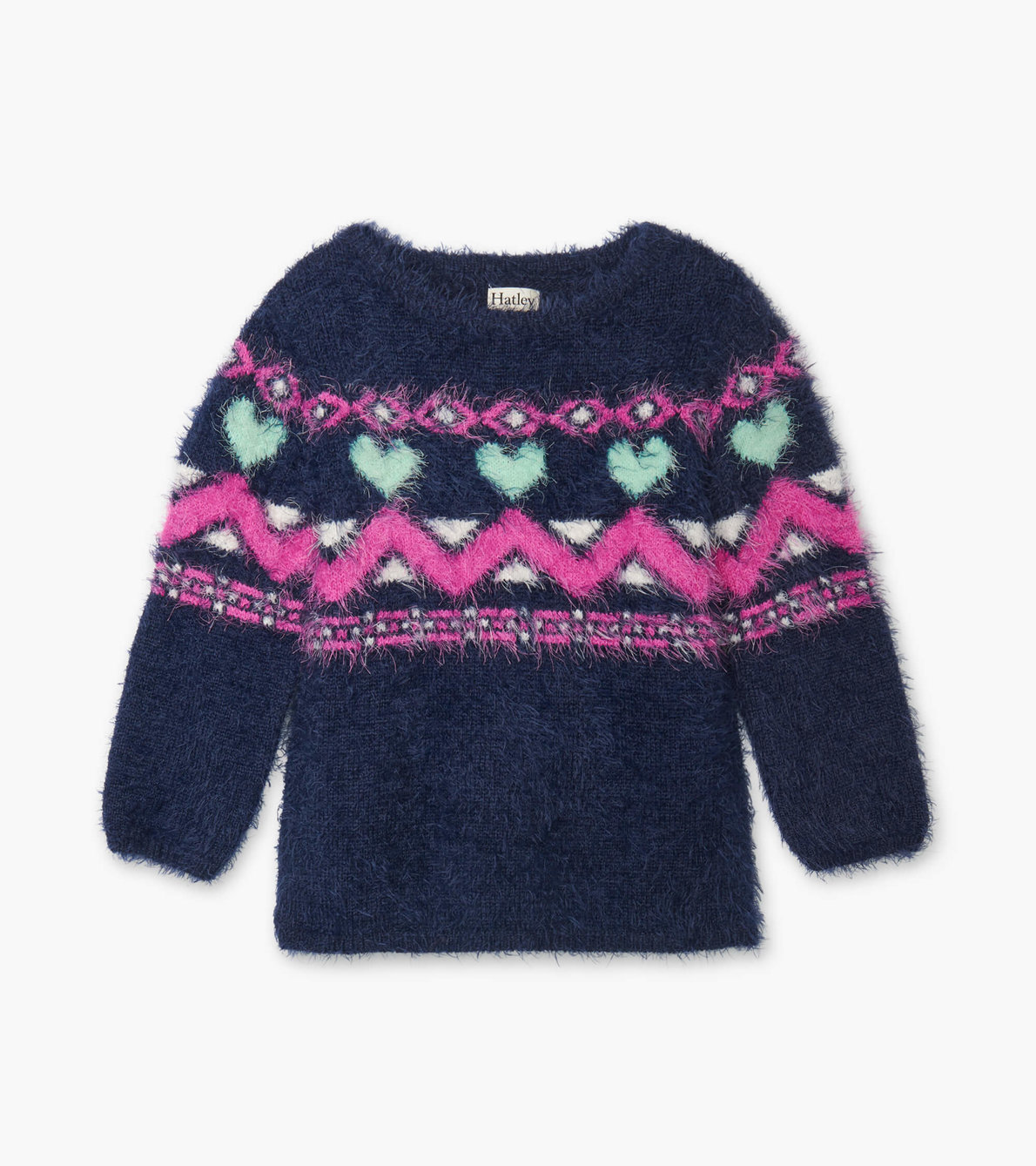 View larger image of Fair Isle Fuzzy Sweater