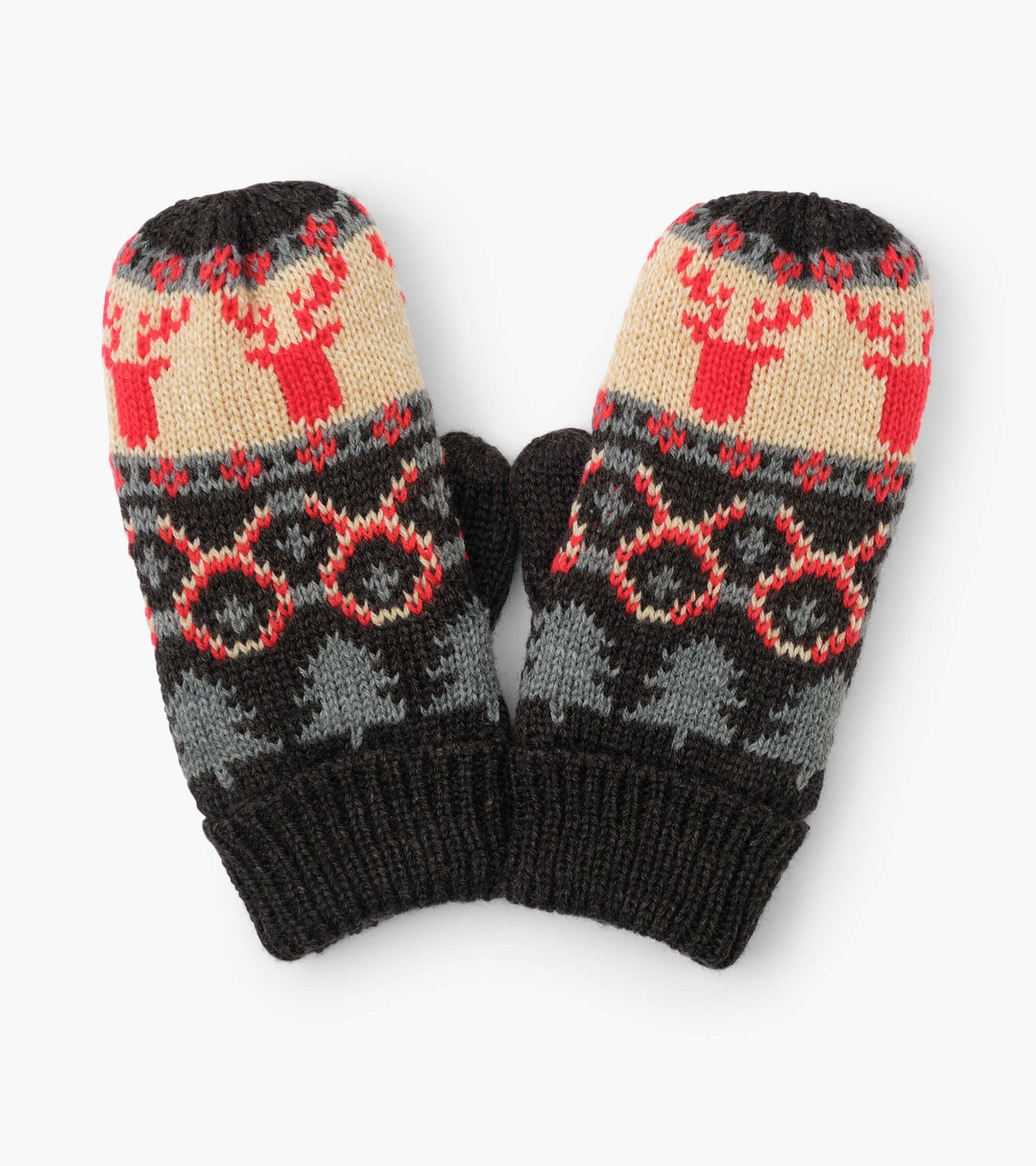View larger image of Fair Isle Stags Mittens