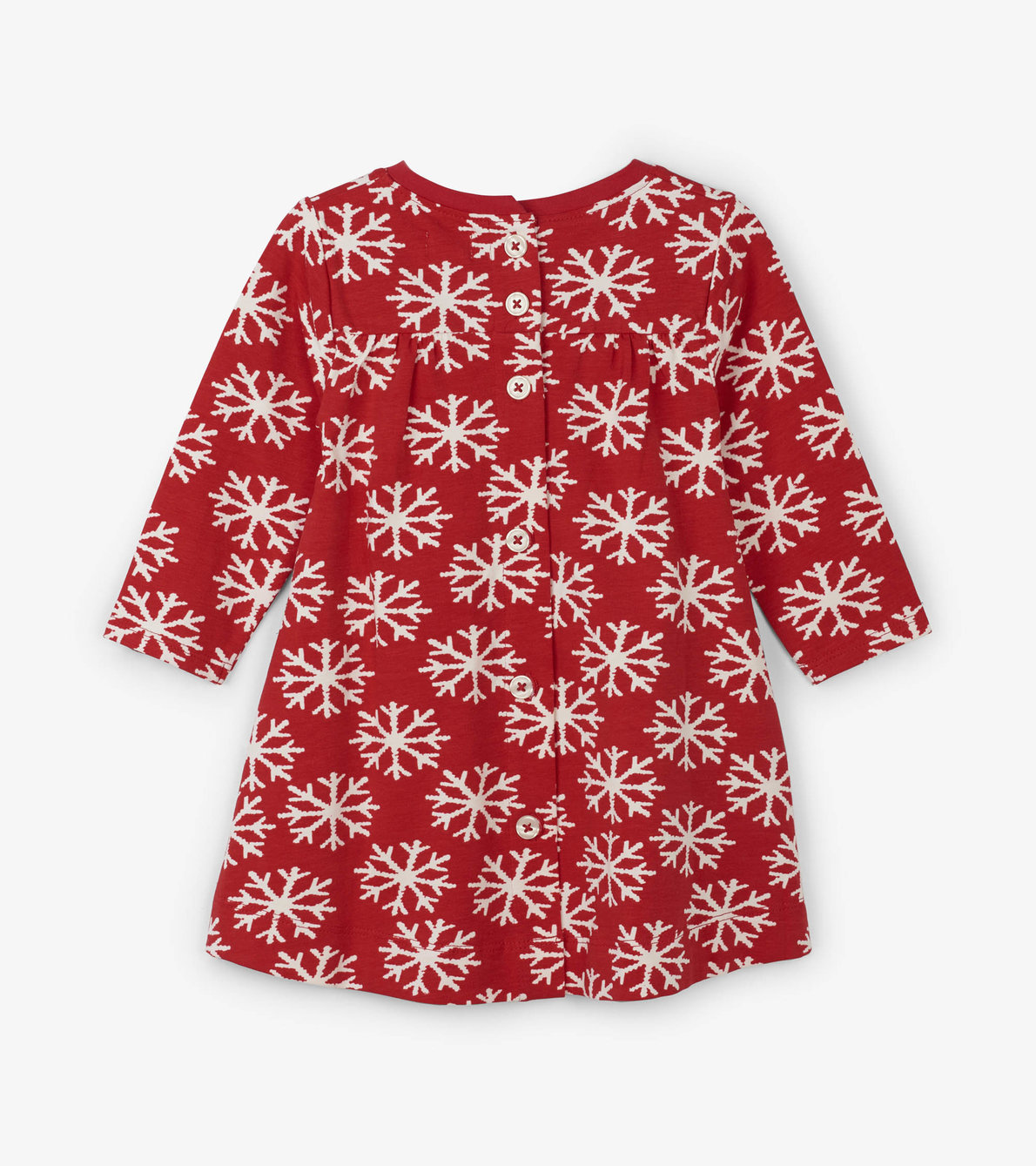 View larger image of Falling Snowflakes Baby Swing Dress