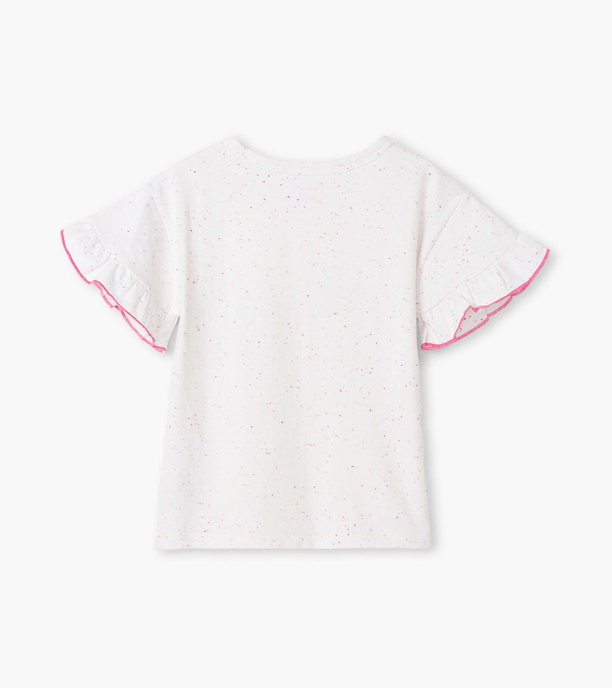 Agrandir l'image de T-shirt à manches flottantes – Flamants roses raffinés
