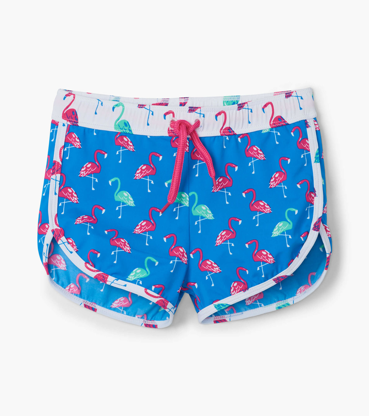 View larger image of Fancy Flamingos Swim Shorts