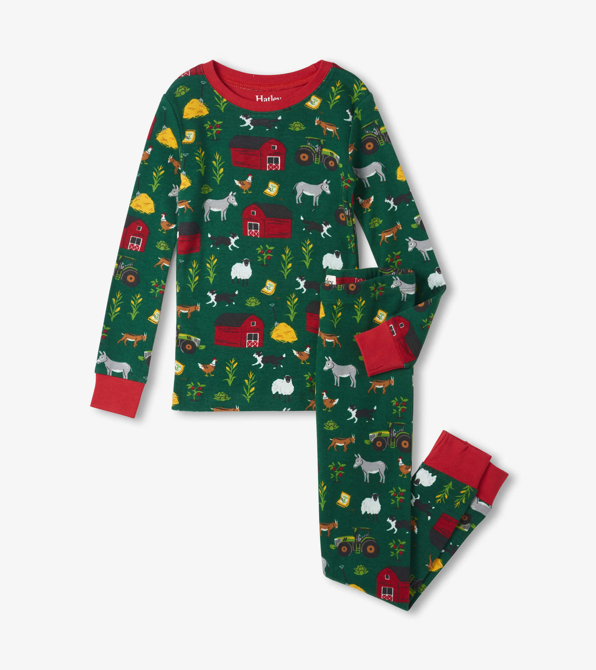 Agrandir l'image de Pyjama pour enfant – Motifs de la ferme