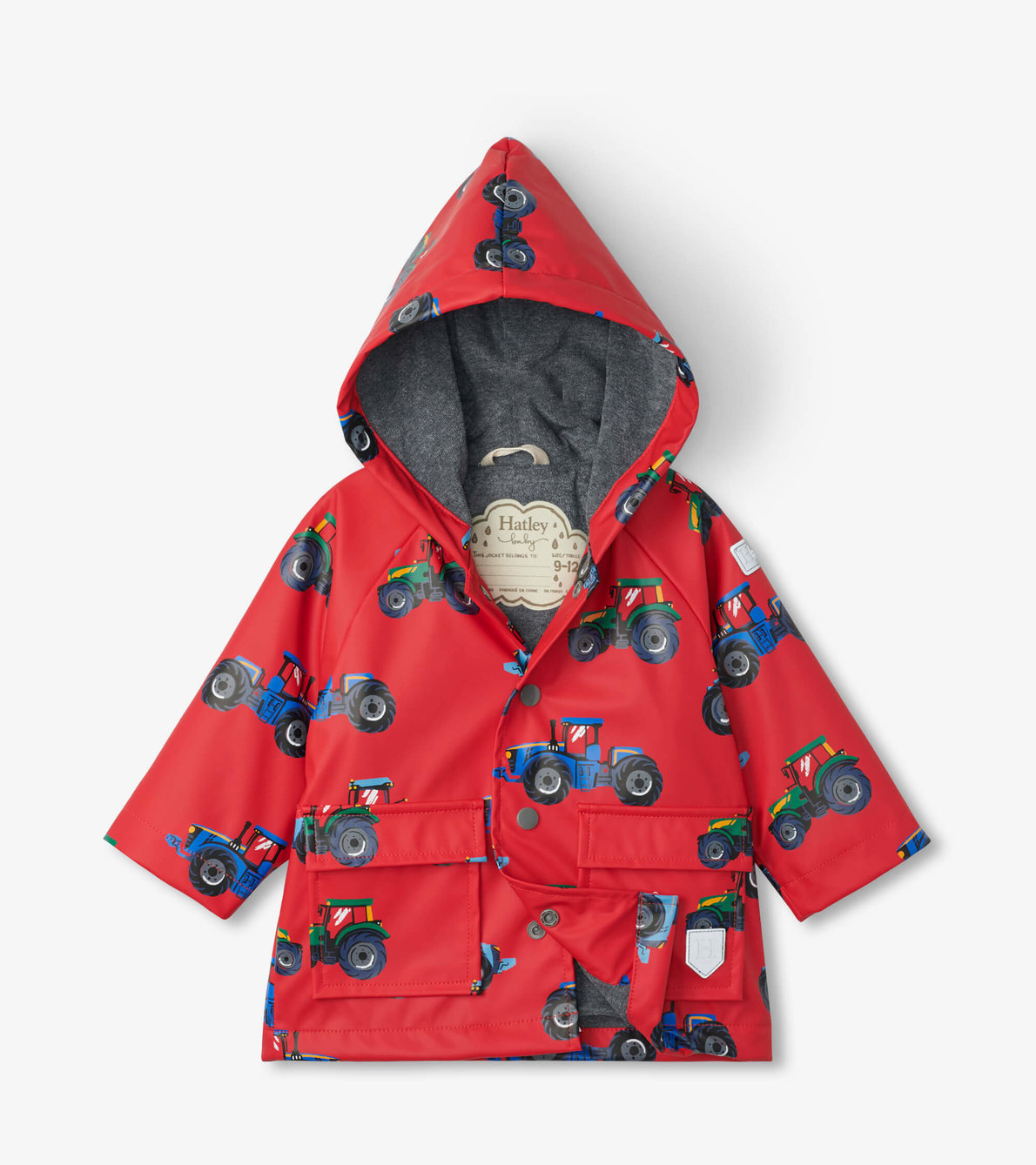 View larger image of Farm Tractors Baby Raincoat