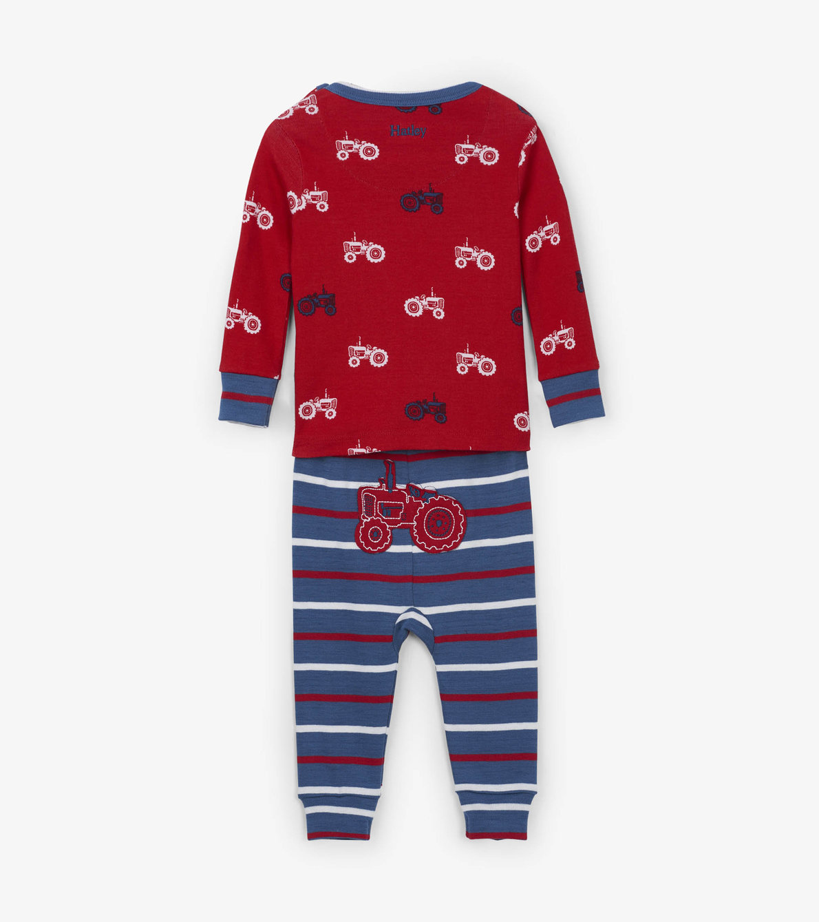 Agrandir l'image de Pyjama en coton bio pour bébé – Tracteurs