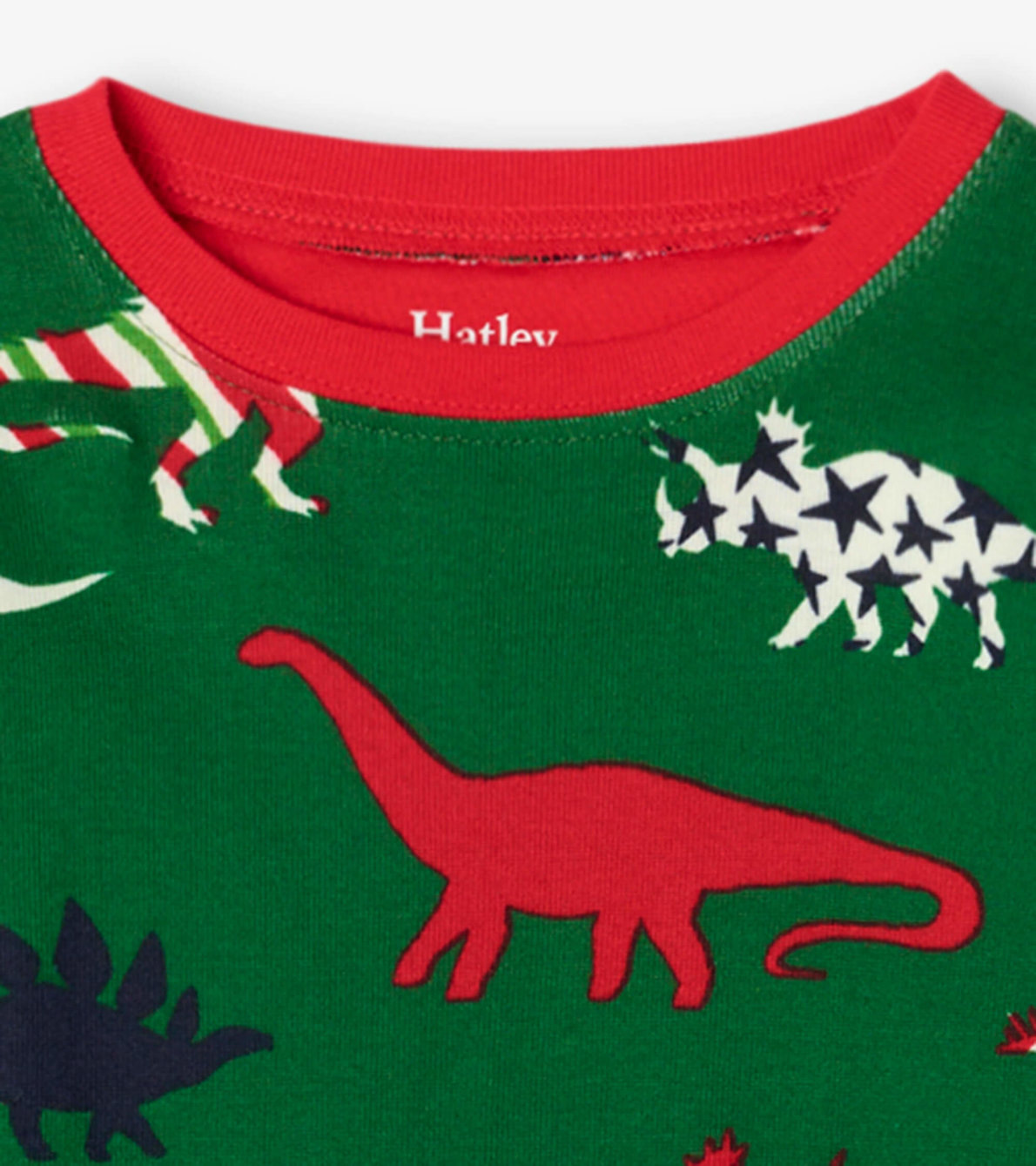 View larger image of Christmas Dinosaurs Organic Cotton Kids Pajama Set