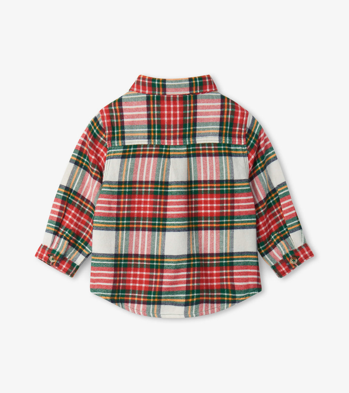 View larger image of Festive Plaid Baby Button Down Shirt