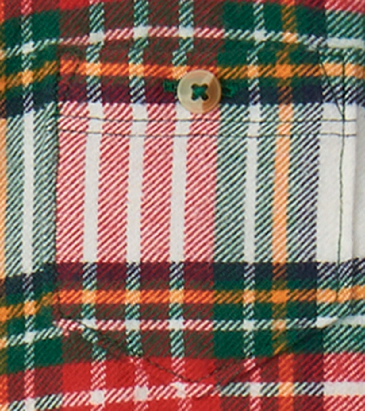 Agrandir l'image de Chemise boutonnée pour bébé – Motif écossais festif