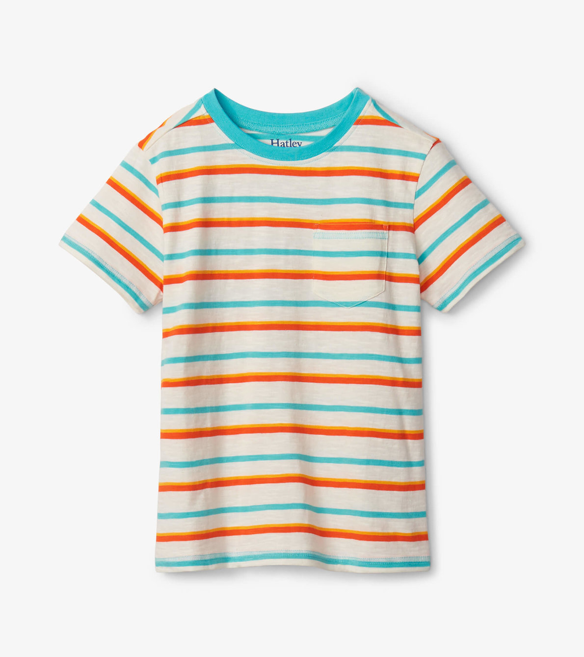 View larger image of Fishing Stripes Striped Pocket Tee