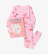 Flora And The Flamingo Book and Pajama Set