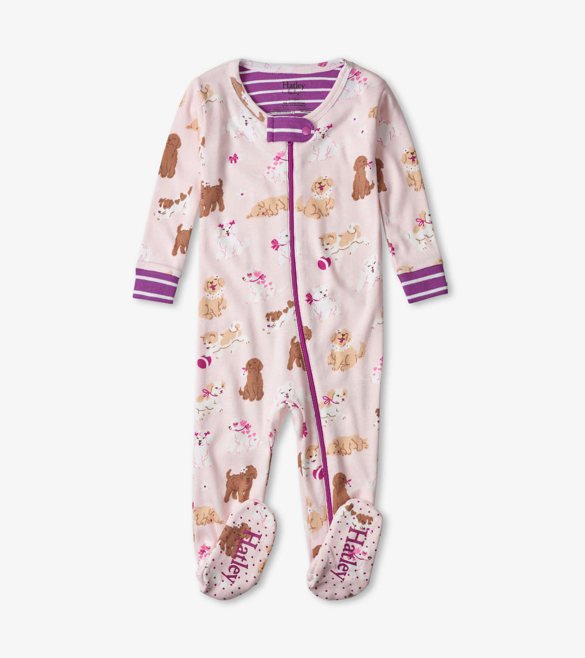 View larger image of Flower Pups Organic Cotton Footed Coverall