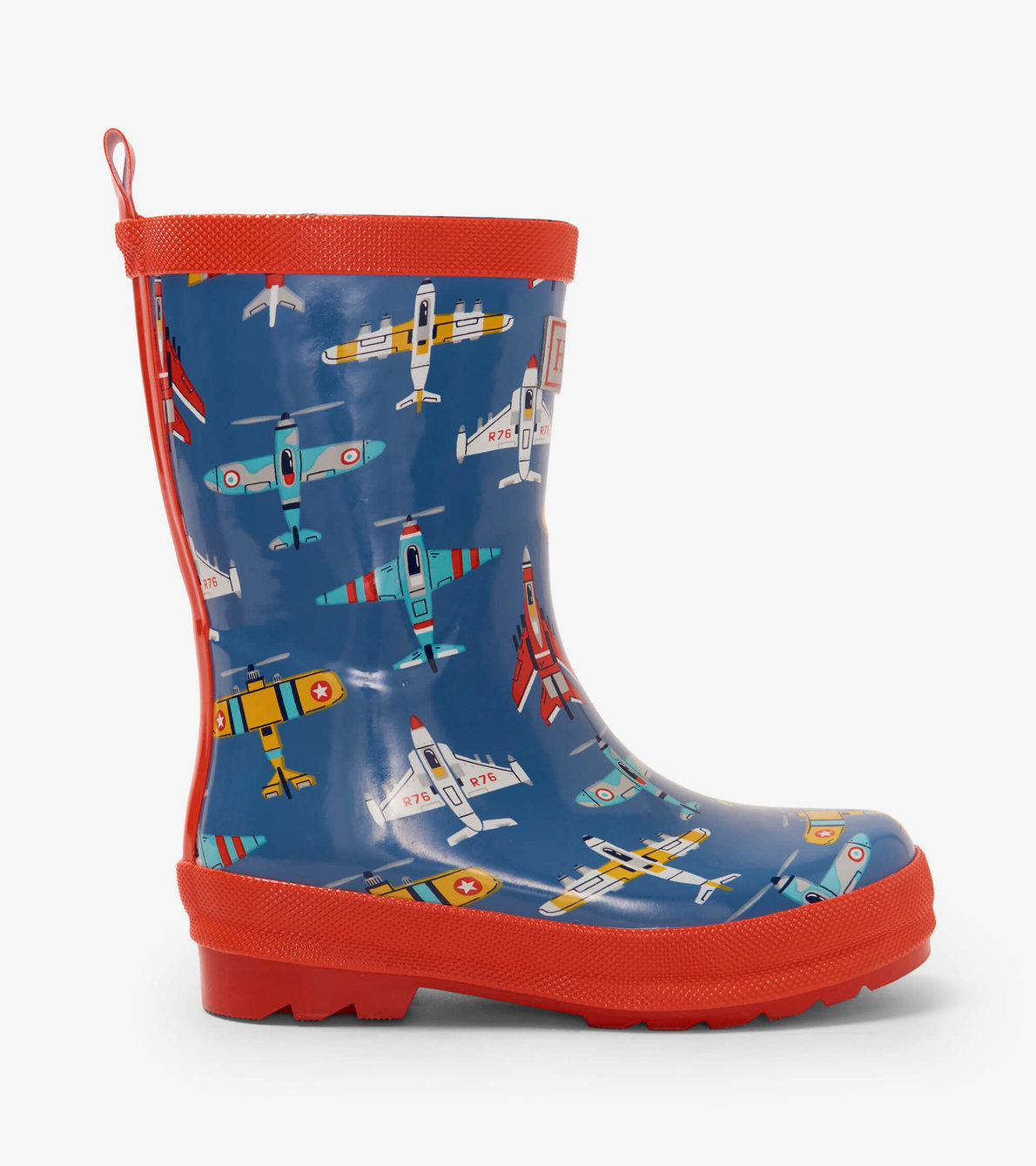 View larger image of Flying Aircrafts Shiny Wellies
