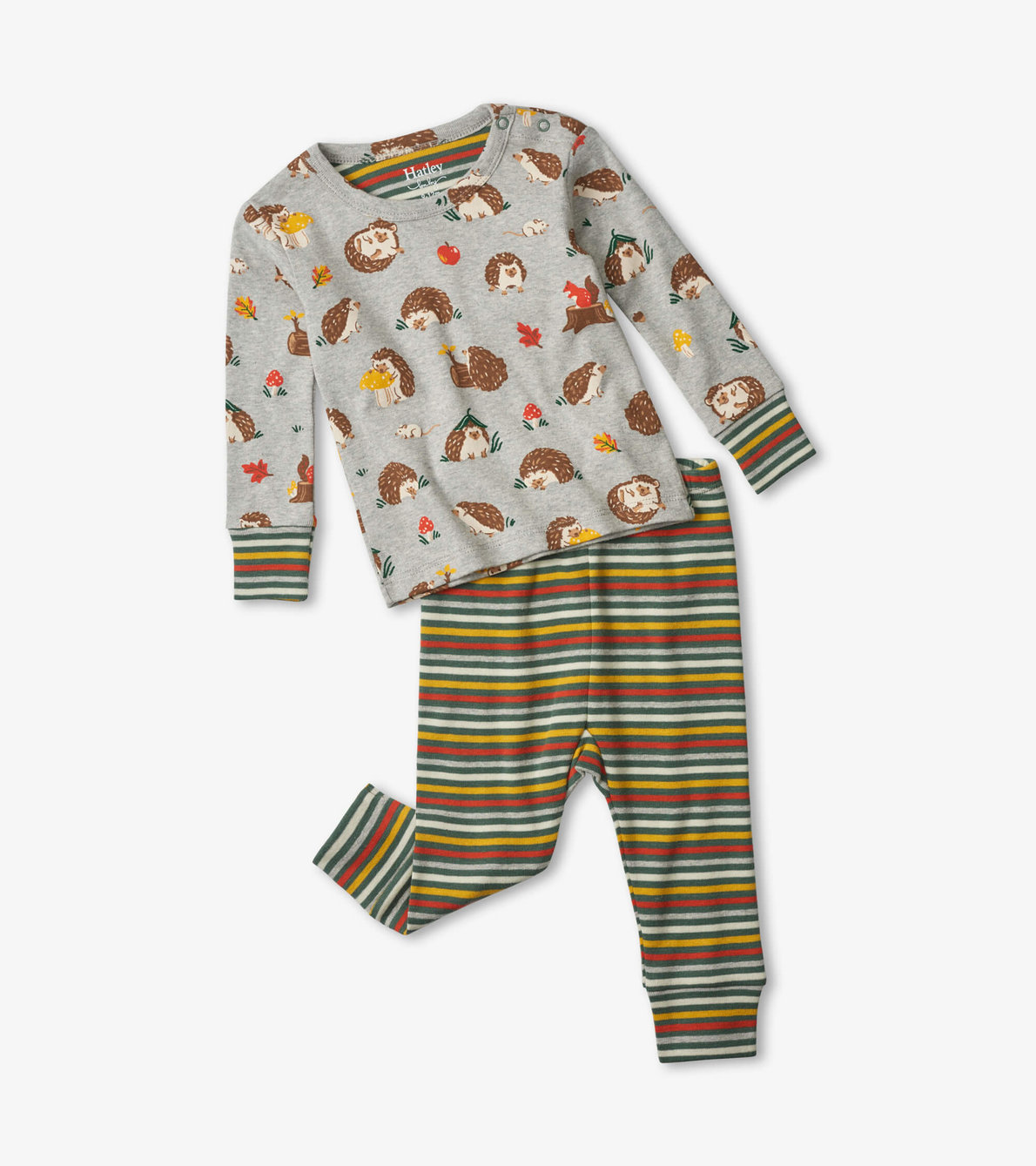 View larger image of Forest Creatures Organic Cotton Baby Pajama Set
