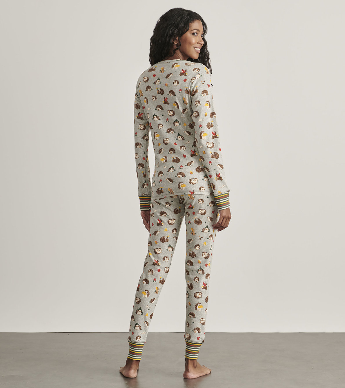 View larger image of Forest Creatures Women's Organic Cotton Pajama Set