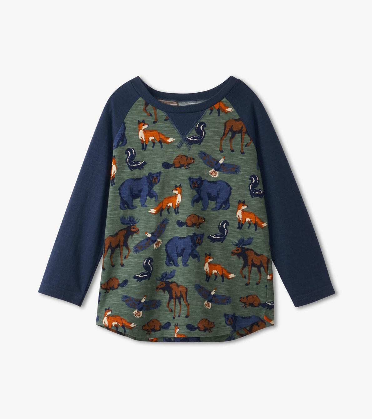 View larger image of Forest Critters Raglan Tee