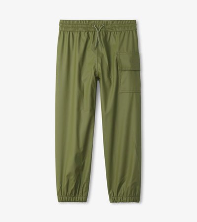 Pantalon de pluie pour enfant – Vert forêt