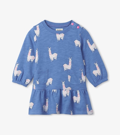 Friendly Alpacas Baby Dress