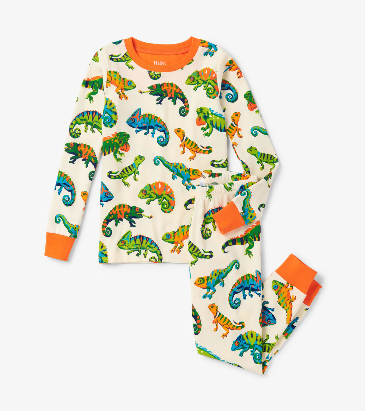 View larger image of Friendly Chameleon Pajama Set