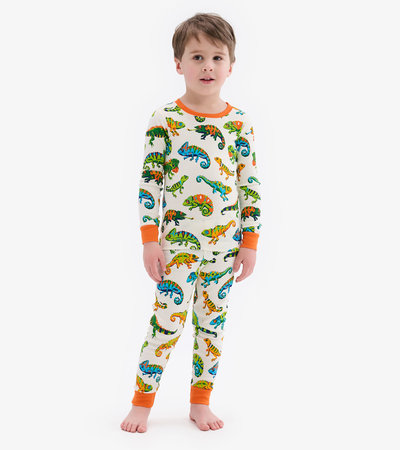 Friendly Chameleon Pajama Set