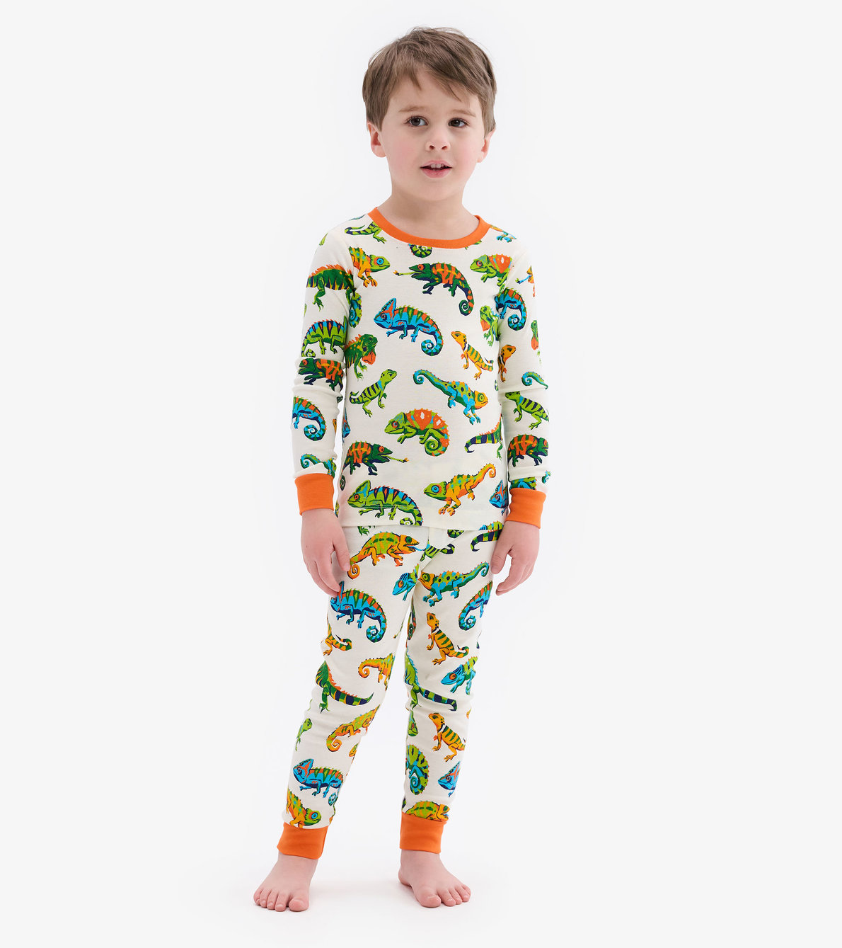 View larger image of Friendly Chameleon Pajama Set