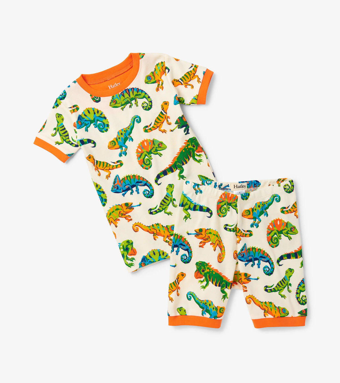 View larger image of Friendly Chameleon Short Pajama Set