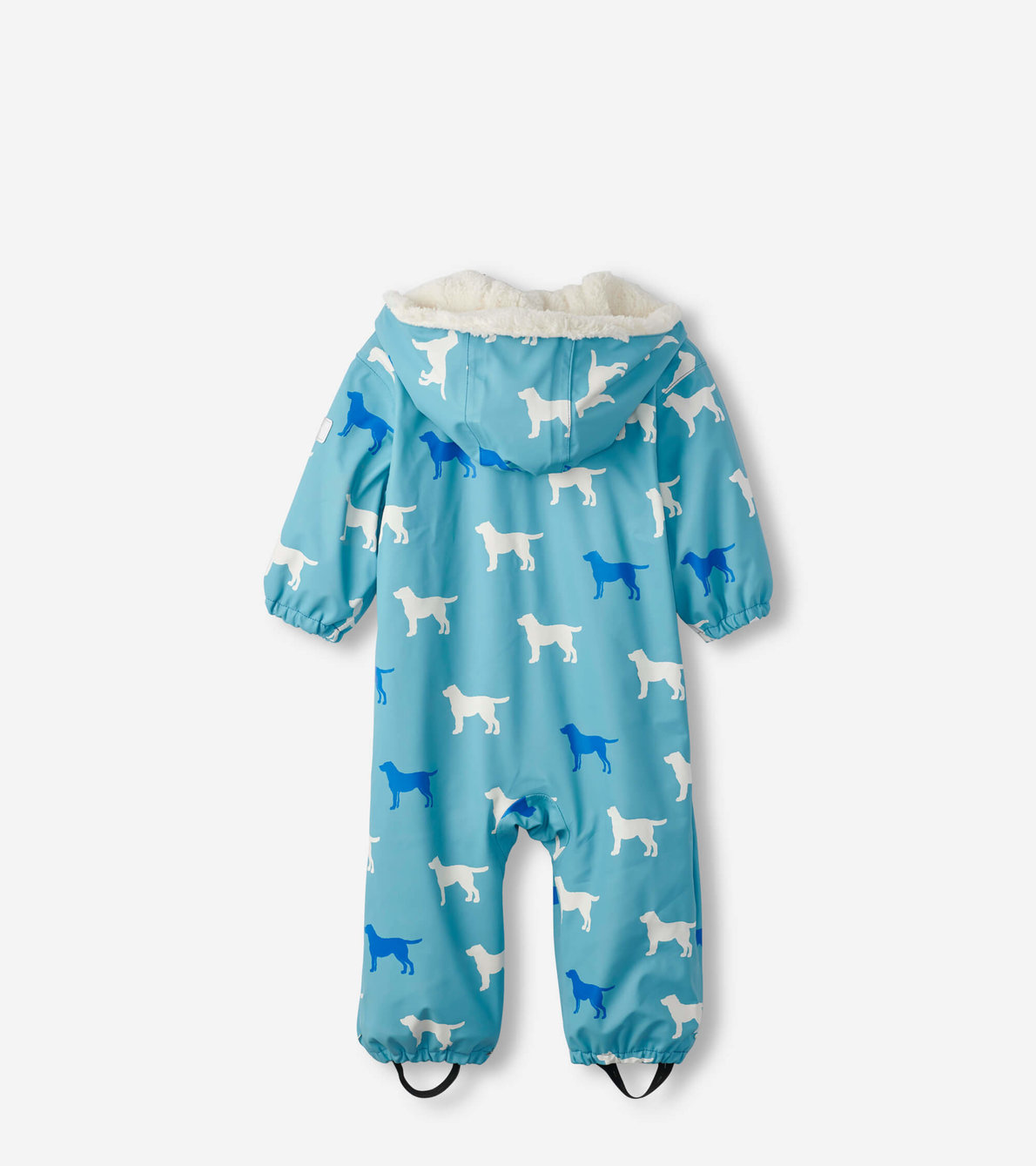 Agrandir l'image de Combinaison à couleur changeante doublée en sherpa pour bébé – Gentils labradors
