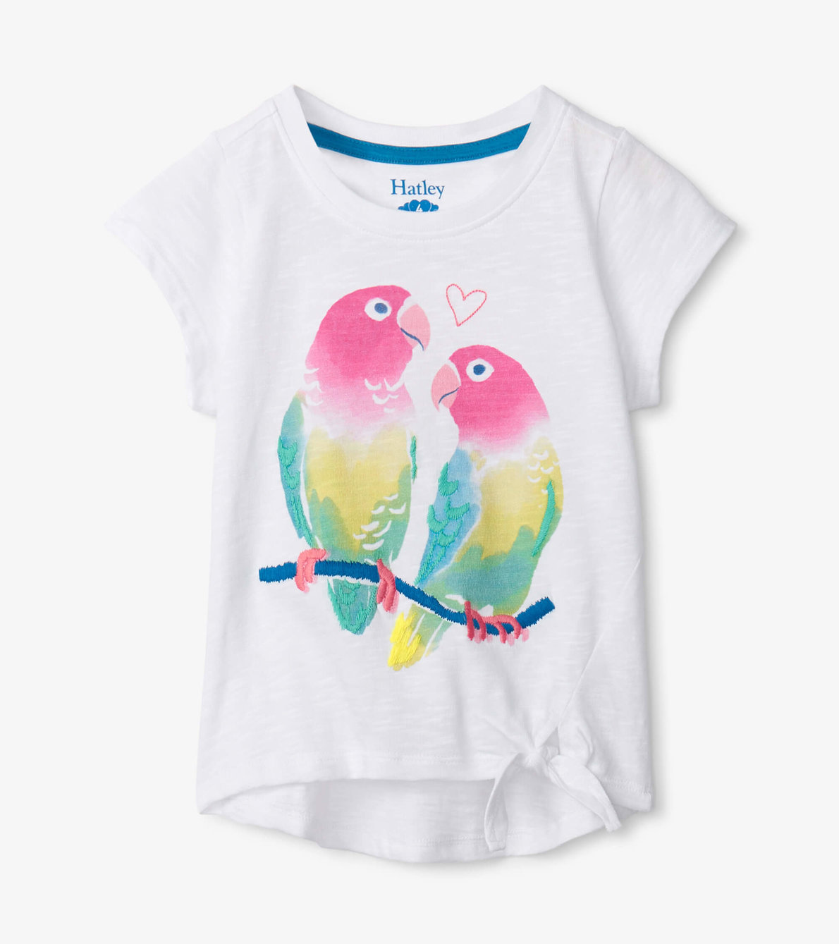 View larger image of Friendly Parrots Tie Front Tee