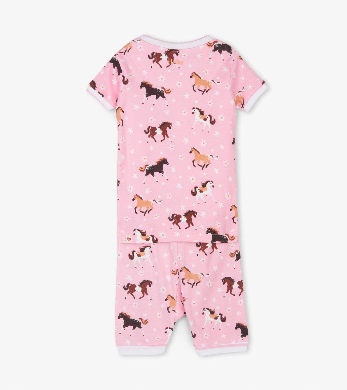 View larger image of Frolicking Horses Organic Cotton Short Pajama Set