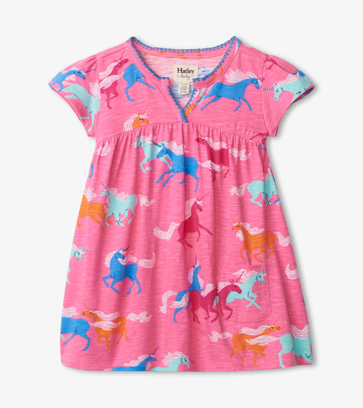 View larger image of Frolicking Unicorns Baby Puff Dress