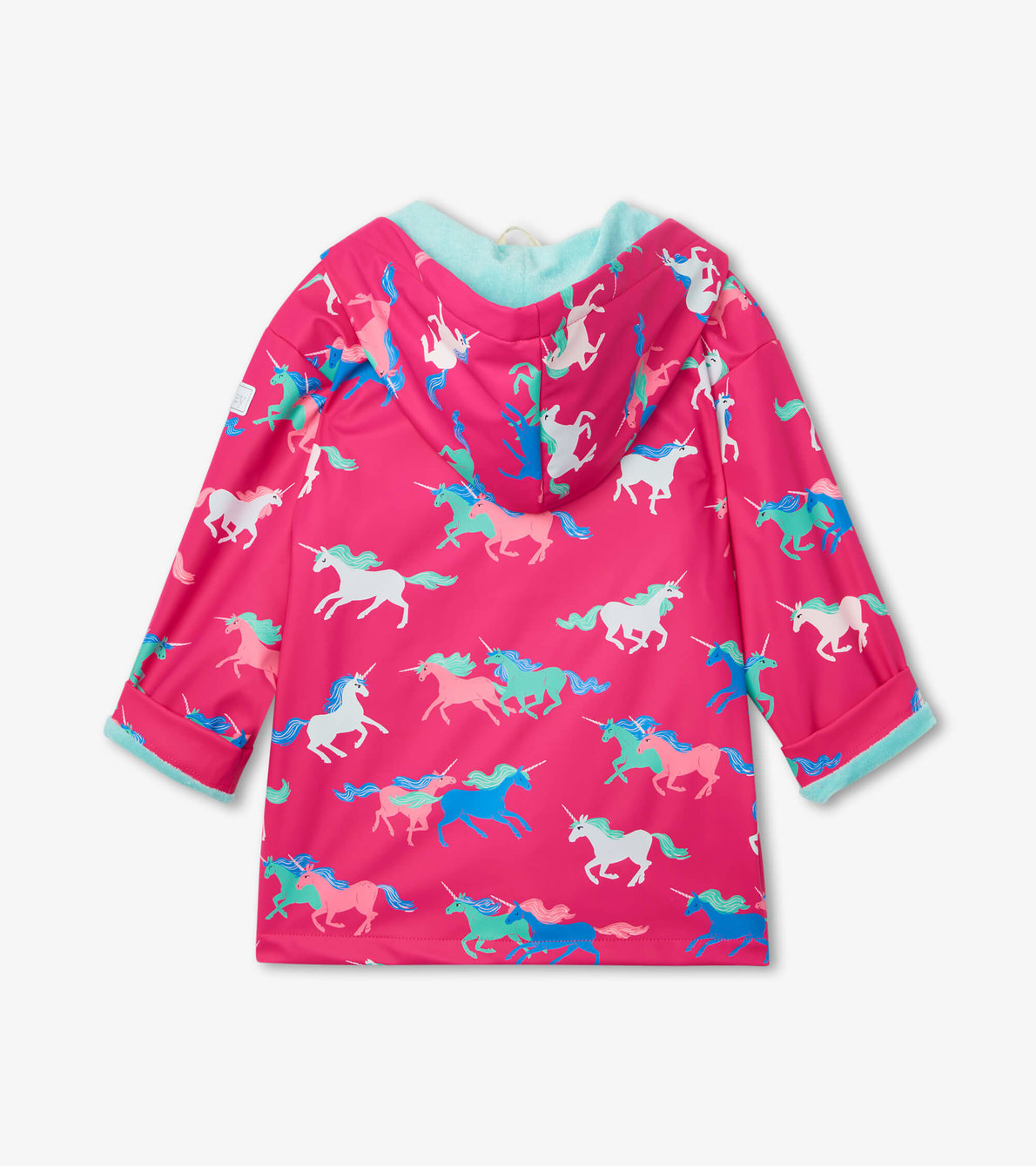 View larger image of Frolicking Unicorns Colour Changing Raincoat