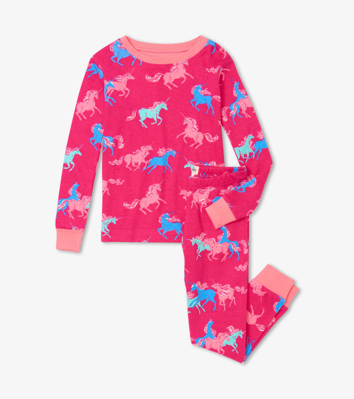 Agrandir l'image de Pyjama en coton biologique – Cabrioles de licornes