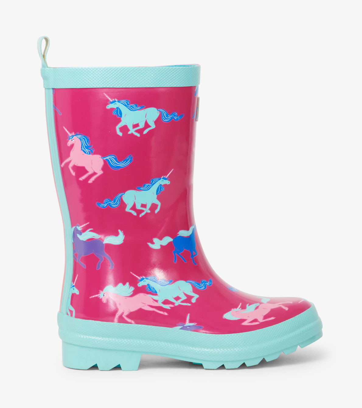 View larger image of Frolicking Unicorns Shiny Rain Boots