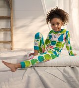 Fruity Collage Organic Cotton Pajama Set