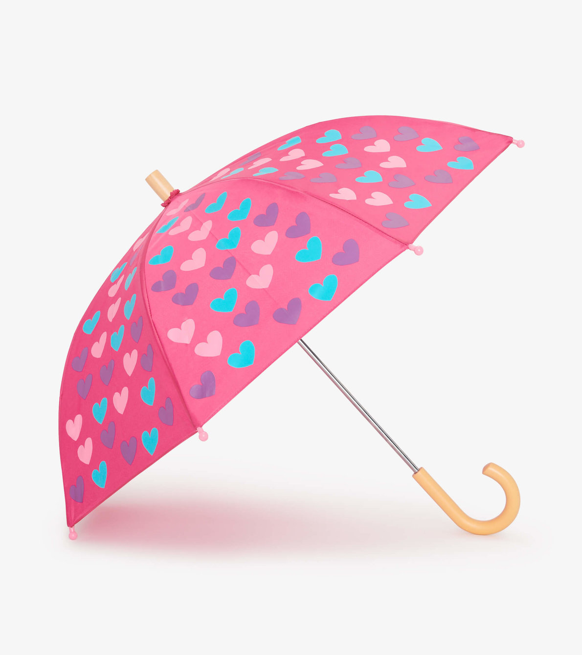 Agrandir l'image de Parapluie pour enfant – Cœurs amusants
