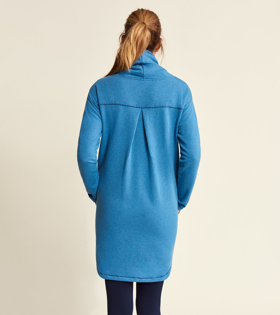View larger image of Funnel Neck Tunic - Dutch Blue