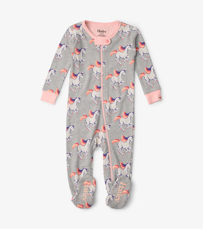 Galloping Unicorn Footed Coverall