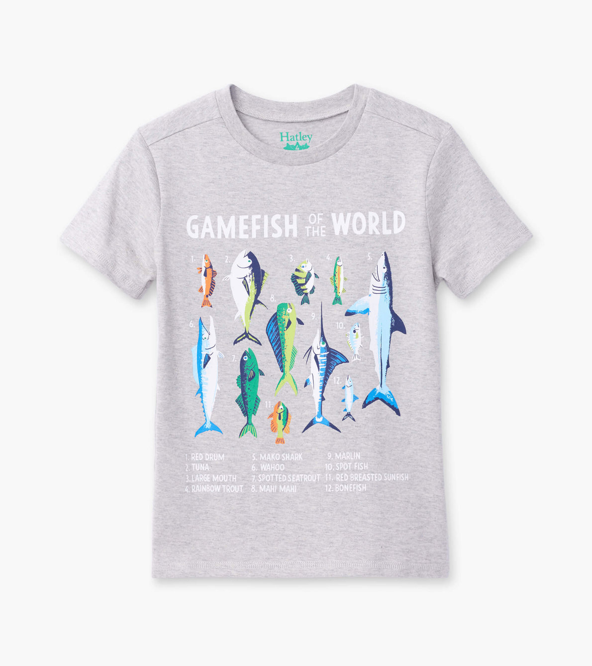 Agrandir l'image de T-shirt à imprimé – Poissons sportifs