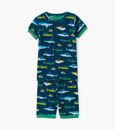 Game Fish Organic Cotton Short Pajama Set