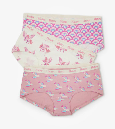 Pretty Patterns Girls Brief Underwear 3 Pack - Hatley CA