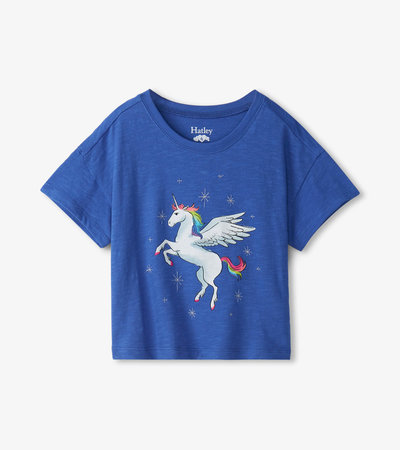 T-shirt à coupe droite – Licorne « Believer »